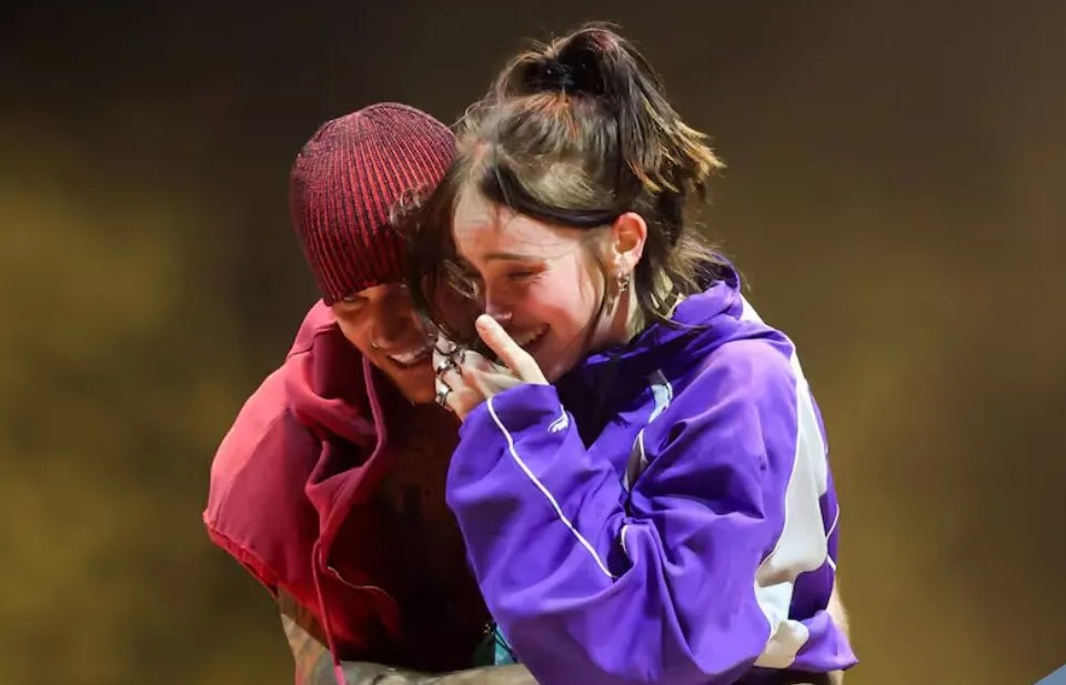 Coachella & Justin Bieber with billie eilish